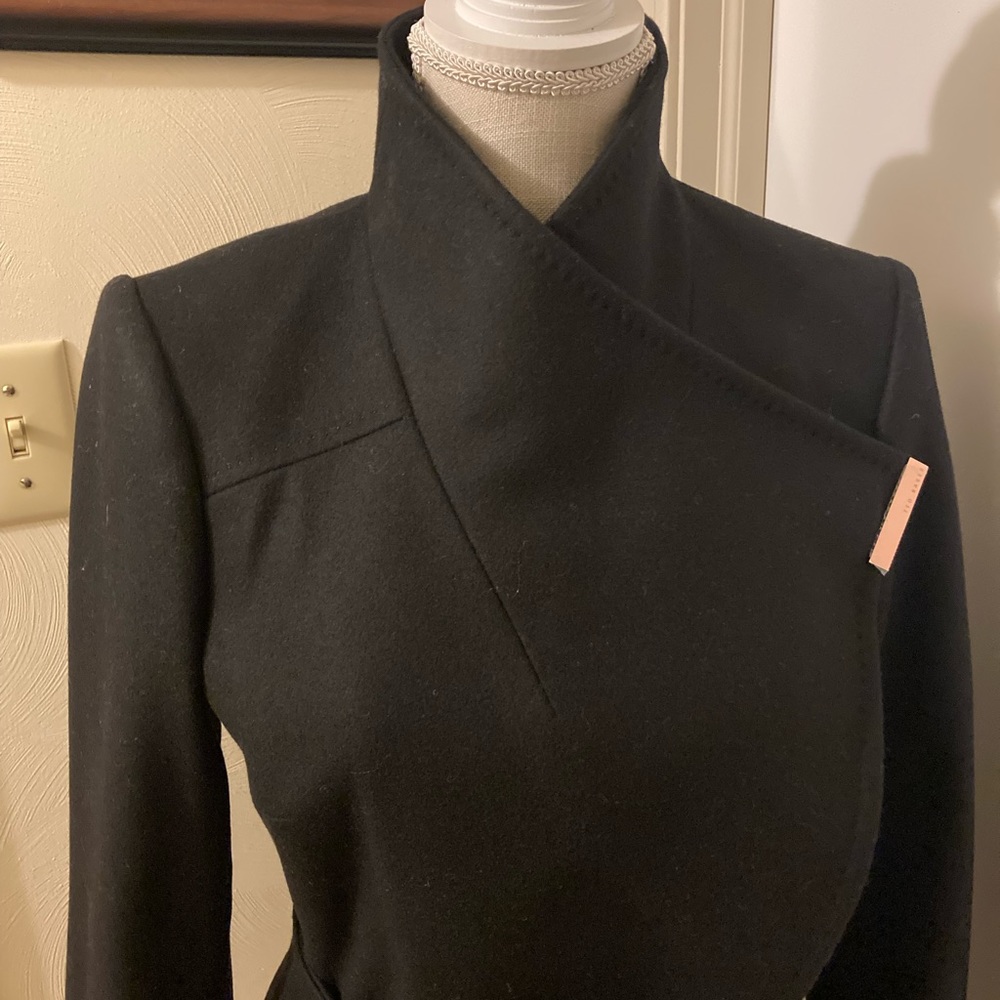 Ted Baker short wrap wool coat